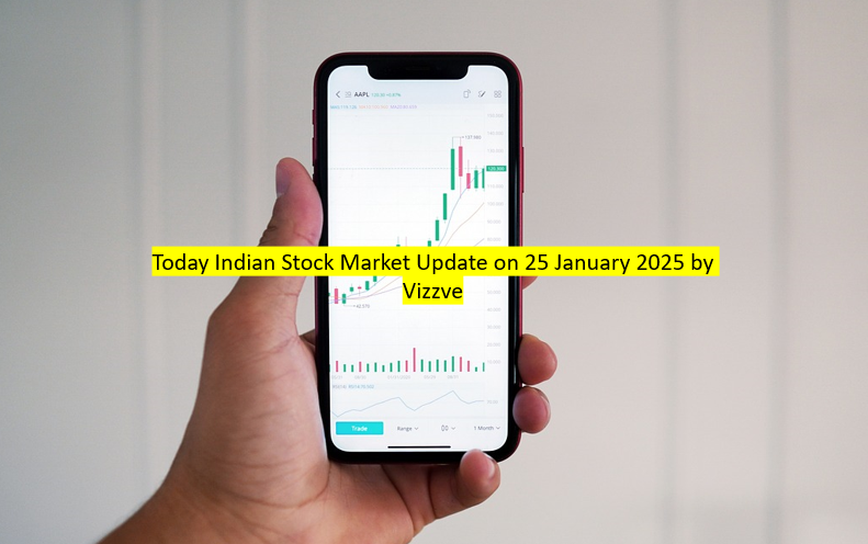 Today Indian Stock Market Update on 25 January 2025 by Vizzve